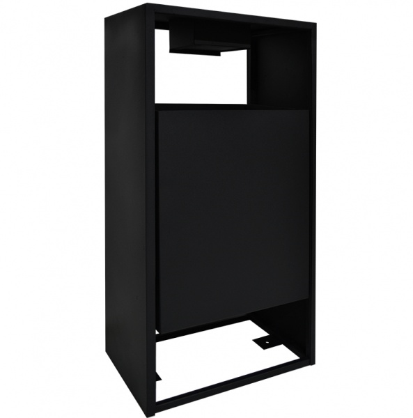 Урна ЄВРОКОНТЕЙНЕР вулична для сміття з попільничкою С1-40 40 л чорний